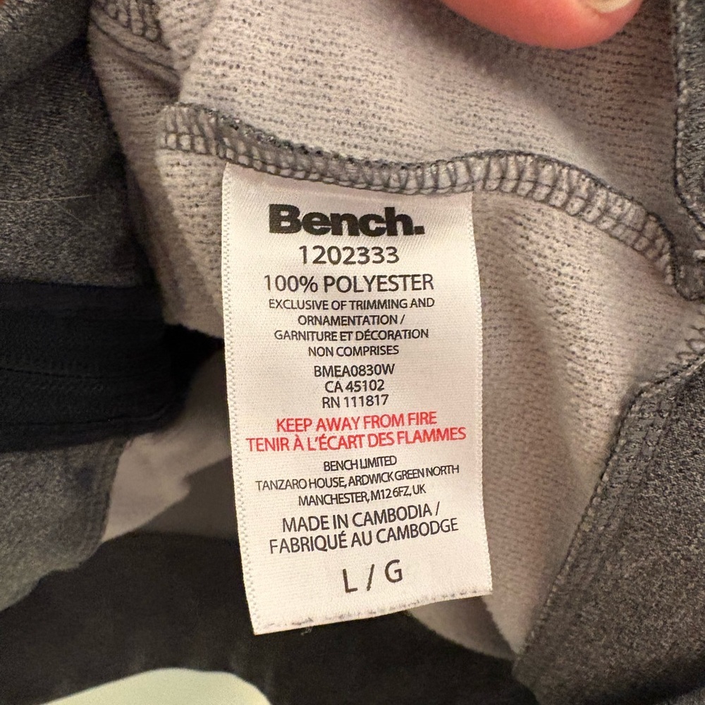 Bench Gray Zip-Up Jacket - Picture 6 of 6